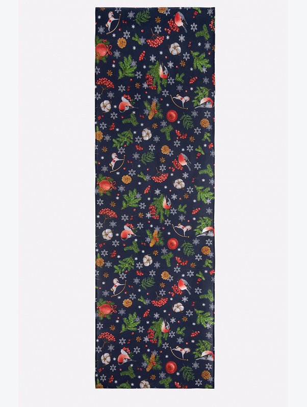 Дорожка на стол из рогожки 145x45 Happy Fox Home
