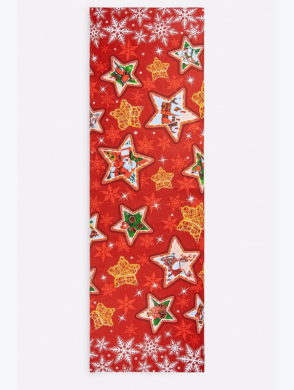 Дорожка на стол из рогожки 145x45 Happy Fox Home