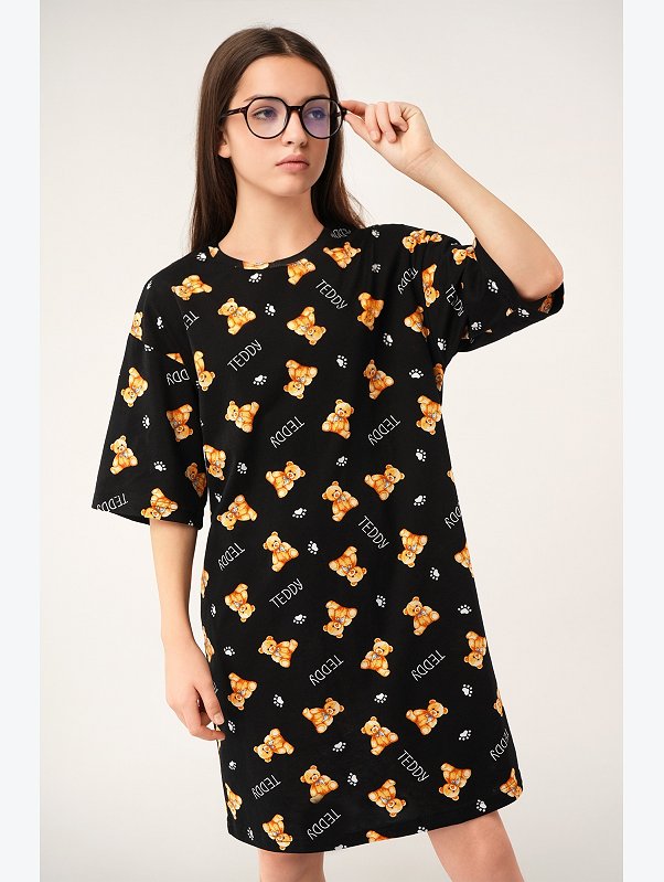 Туника оверсайз для девочки Happyfox
