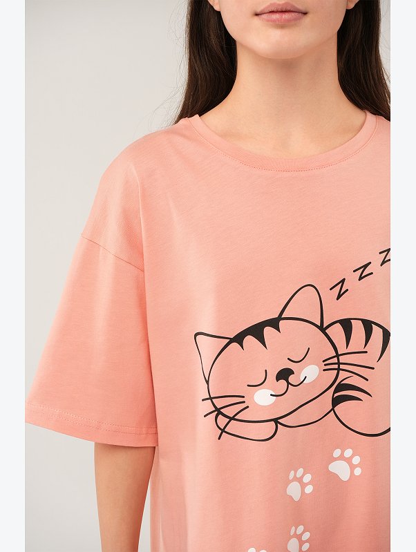 Туника оверсайз для девочки Happyfox