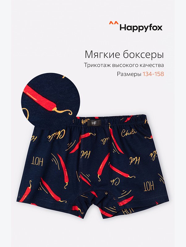 Трусы для мальчика Happyfox