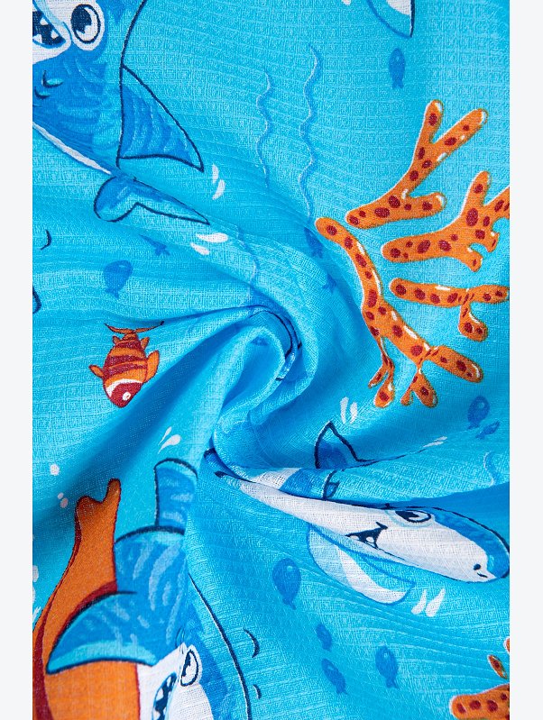 Простыня вафельная 150Х200 Happy Fox Home
