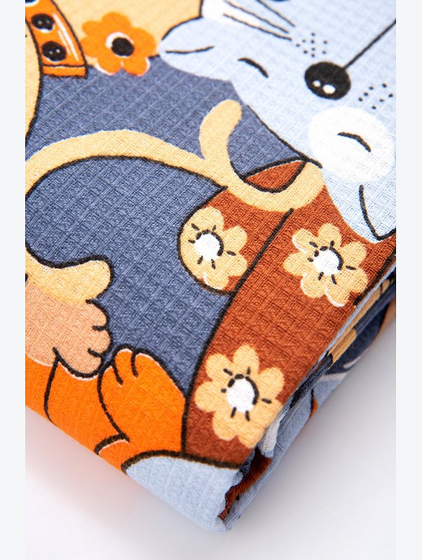 Простыня вафельная 150x200 Happy Fox Home
