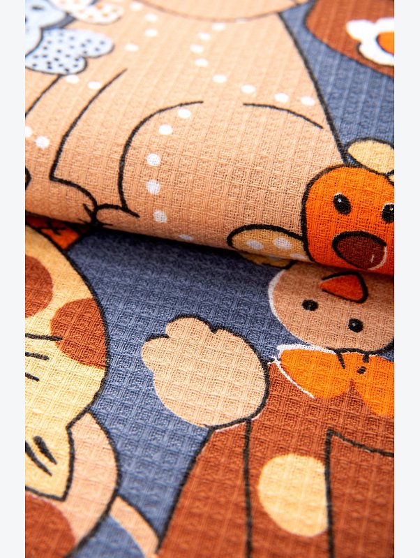 Простыня вафельная 150x200 Happy Fox Home