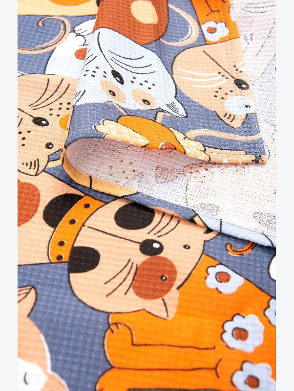 Простыня вафельная 150x200 Happy Fox Home