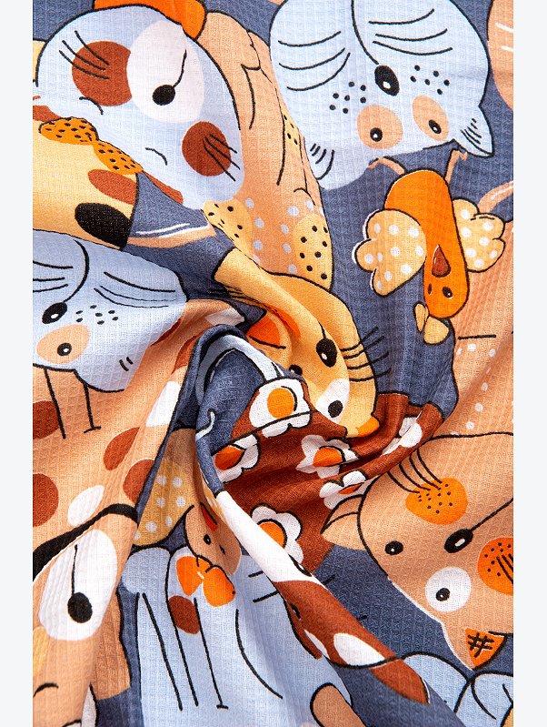 Простыня вафельная 150x200 Happy Fox Home