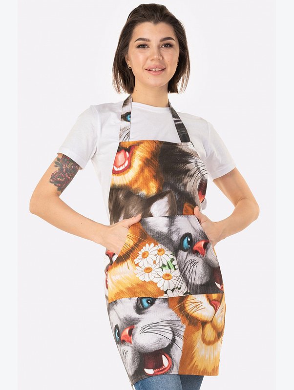 Фартук кухонный вафельный Happy Fox Home