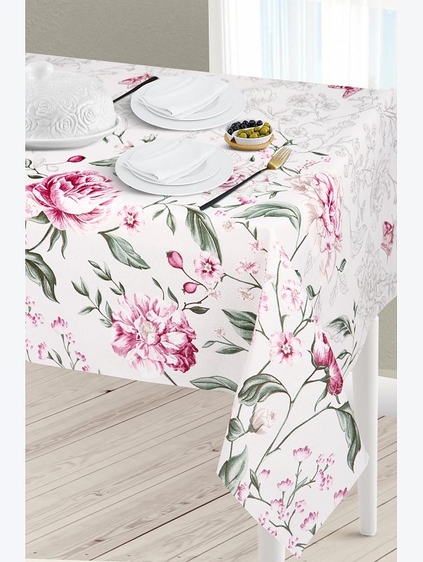 Скатерть из рогожки Happy Fox Home
