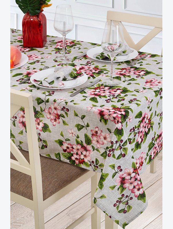 Скатерть из рогожки Happy Fox Home