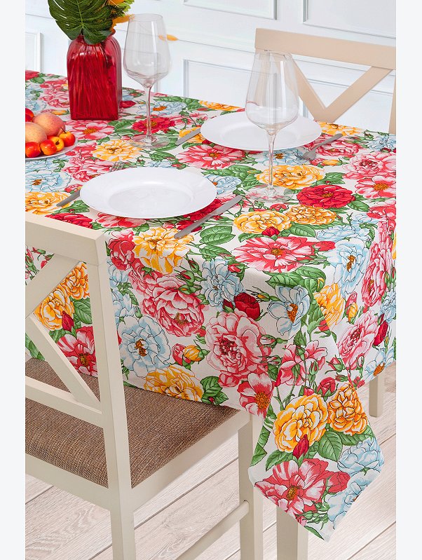 Скатерть из рогожки Happy Fox Home