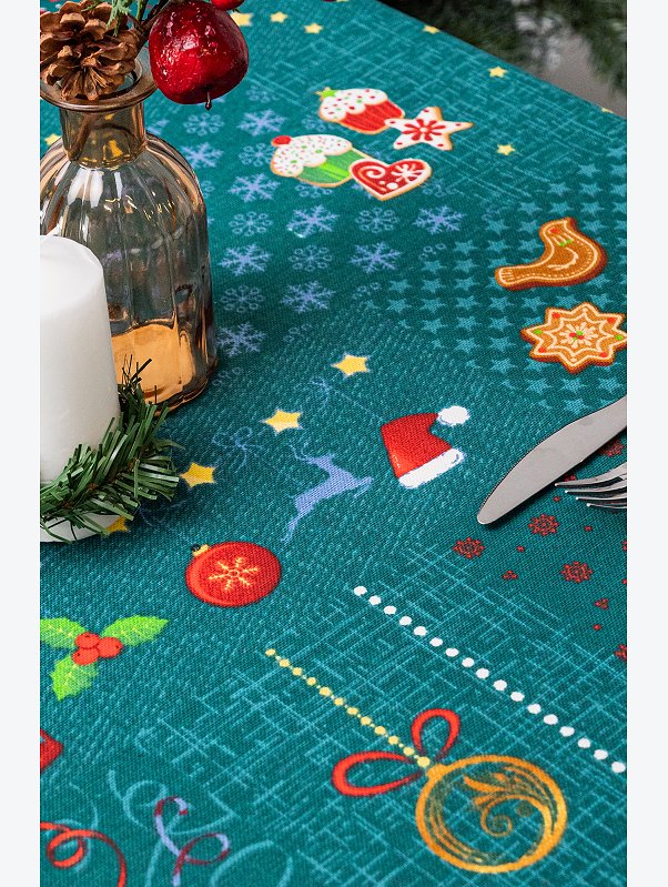 Скатерть из рогожки Happy Fox Home