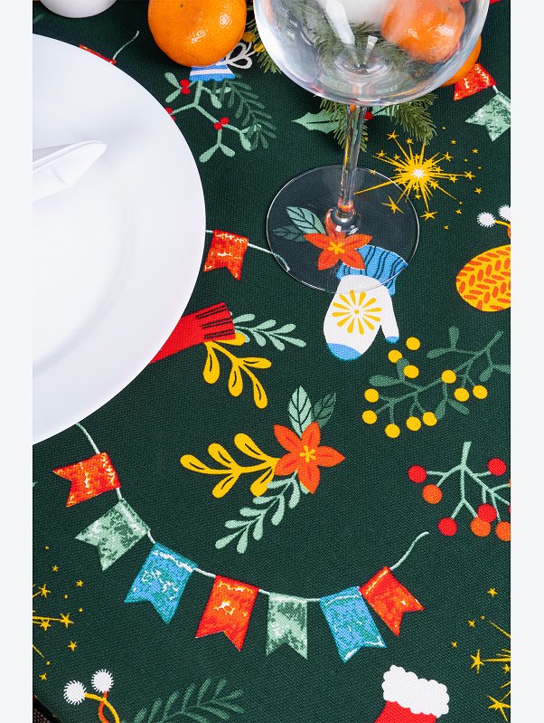Скатерть из рогожки Happy Fox Home