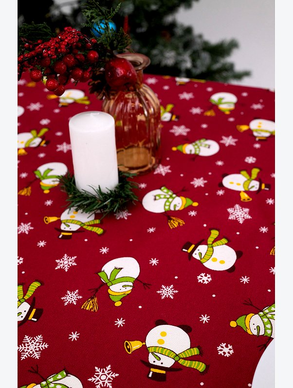 Скатерть из рогожки Happy Fox Home