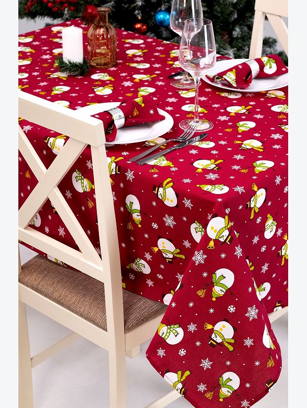 Скатерть из рогожки Happy Fox Home
