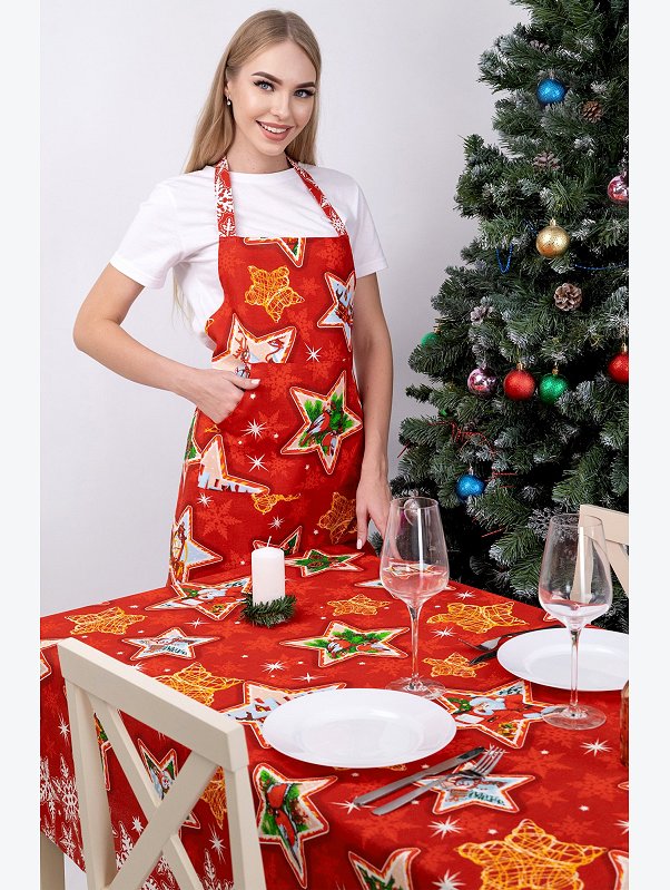 Скатерть из рогожки Happy Fox Home