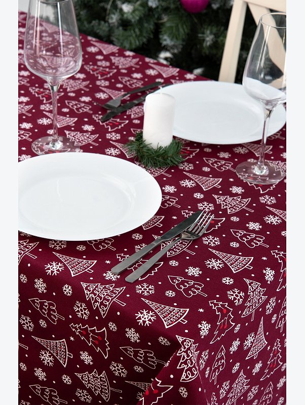 Скатерть из рогожки Happy Fox Home
