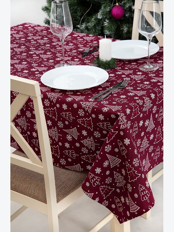 Скатерть из рогожки Happy Fox Home