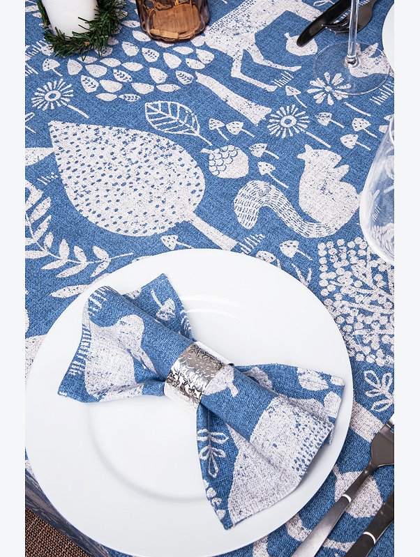 Скатерть из рогожки Happy Fox Home