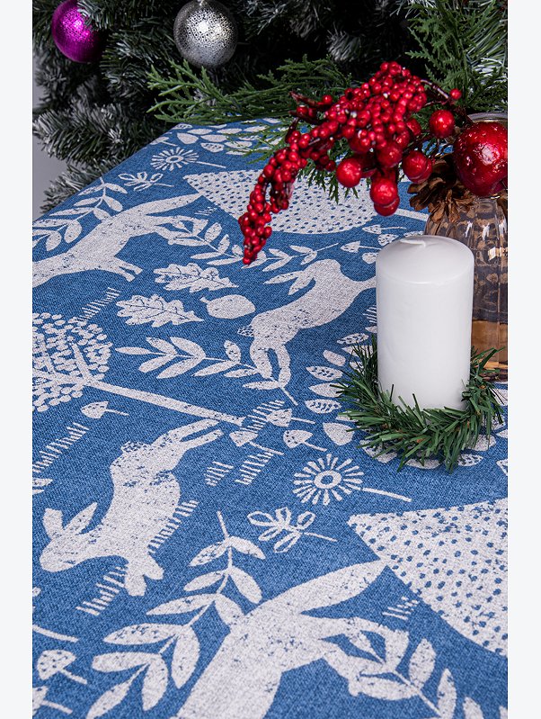 Скатерть из рогожки Happy Fox Home