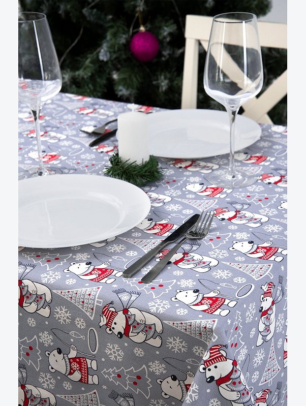 Скатерть из рогожки Happy Fox Home