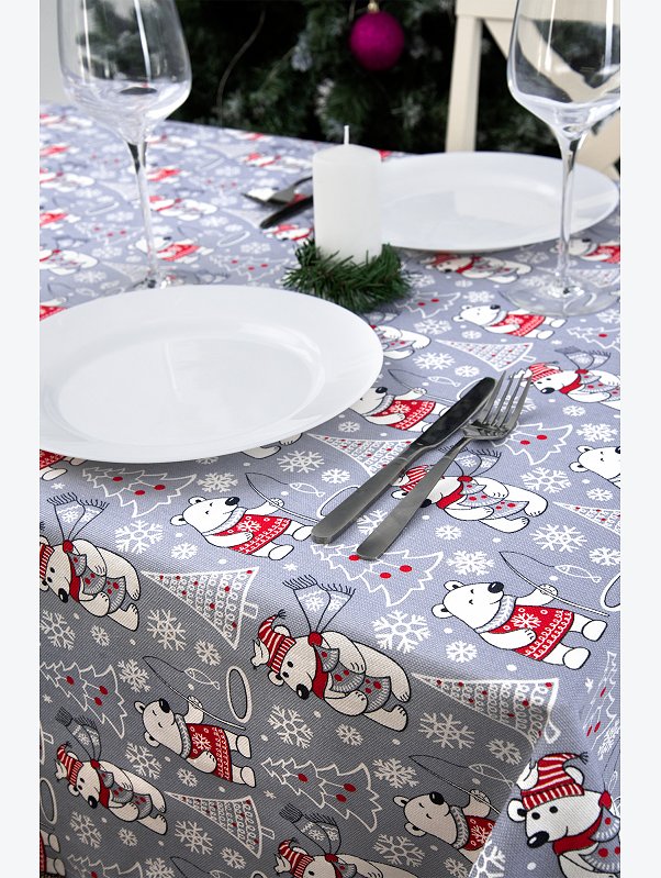 Скатерть из рогожки Happy Fox Home