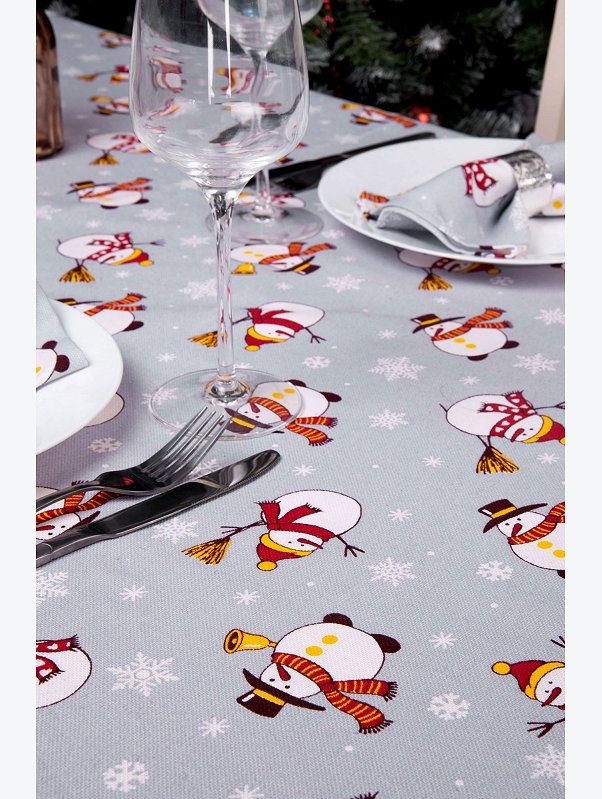Скатерть из рогожки Happy Fox Home