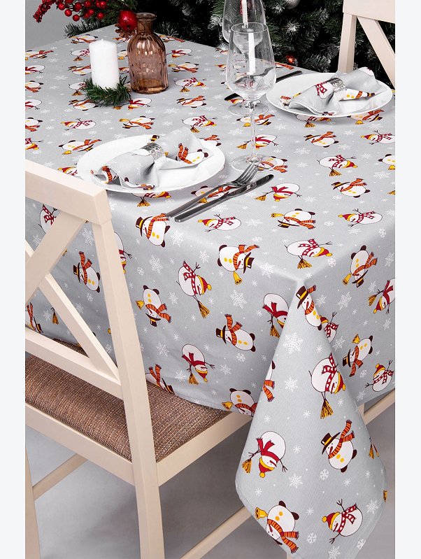 Скатерть из рогожки Happy Fox Home