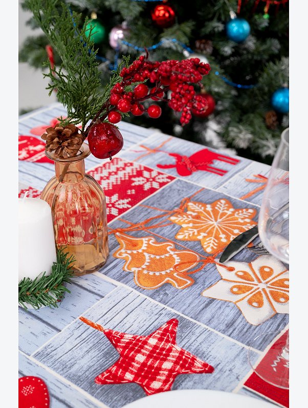 Скатерть из рогожки Happy Fox Home