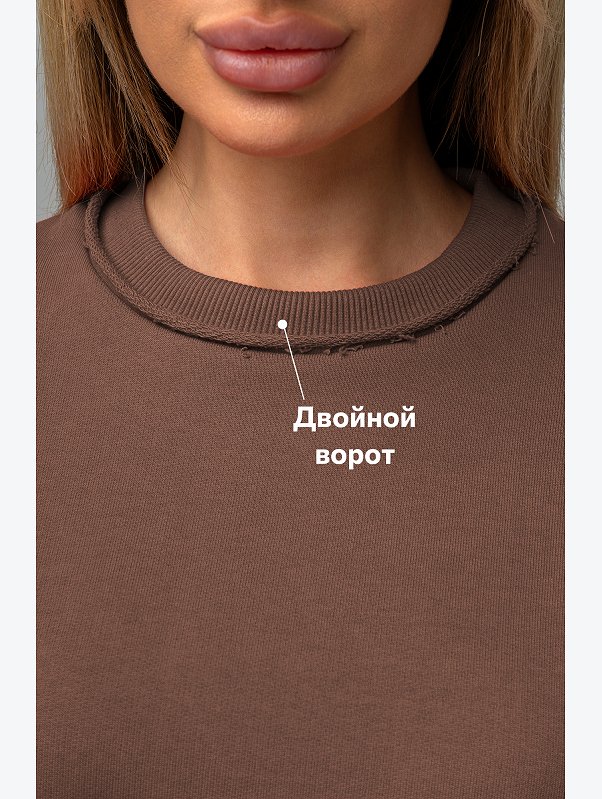 Женская футболка из футера Happyfox