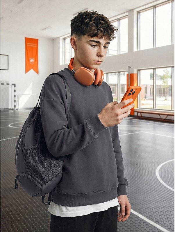 Детский свитшот оверсайз из футера трехнитки Happyfox