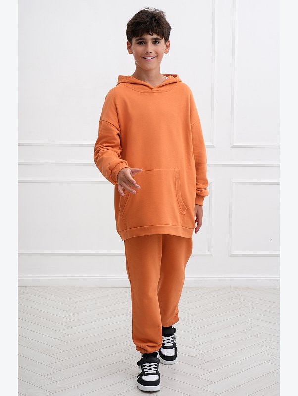 Детский костюм оверсайз из футера трехнитки Happyfox