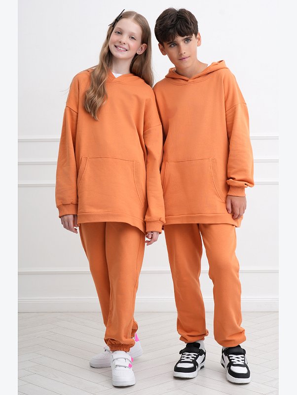 Детский костюм оверсайз из футера трехнитки Happyfox