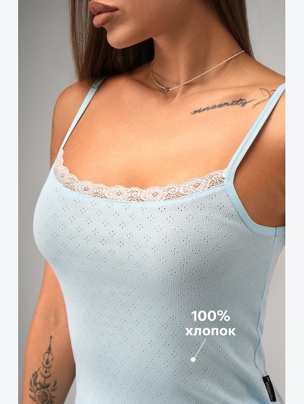 Женская пижама с шортами из ажурного хлопка Happyfox