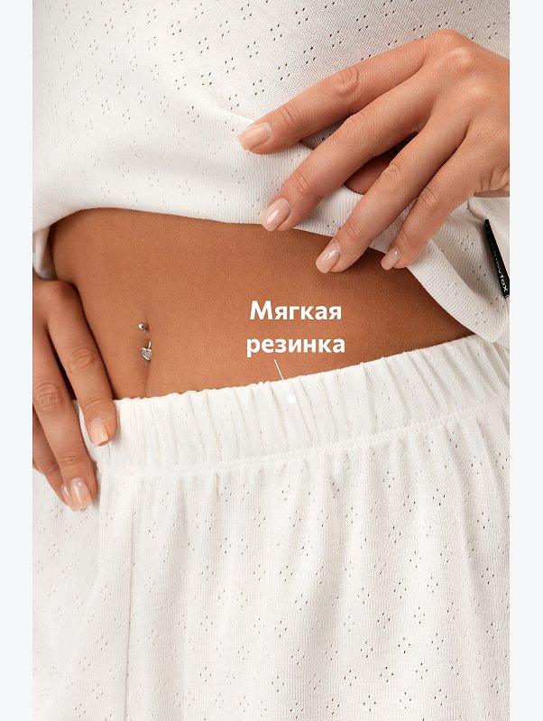 Женская пижама с шортами из ажурного хлопка Happyfox