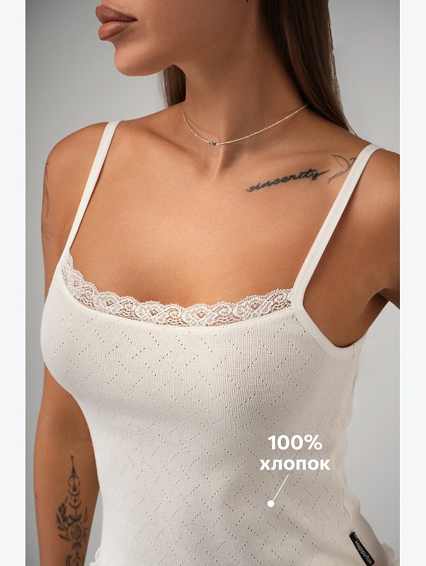 Женская пижама с шортами из ажурного хлопка Happyfox
