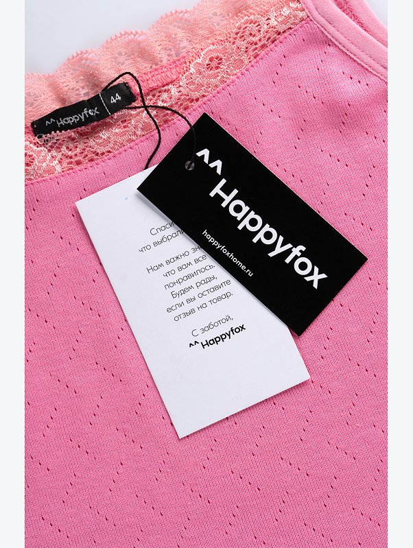 Женская пижама с шортами из ажурного хлопка Happyfox