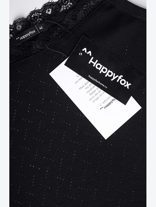 Женская пижама с шортами из ажурного хлопка Happyfox