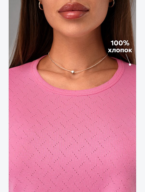 Женская пижама с шортами из ажурного хлопка Happyfox