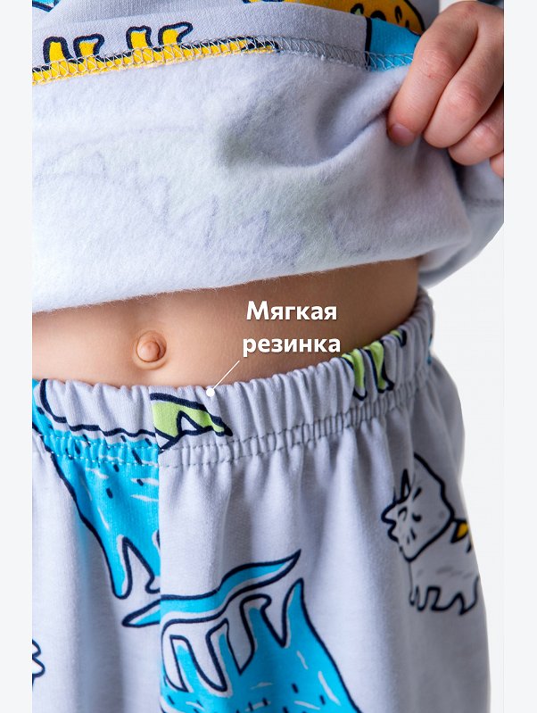 Пижама из футера с начесом для мальчика Happyfox