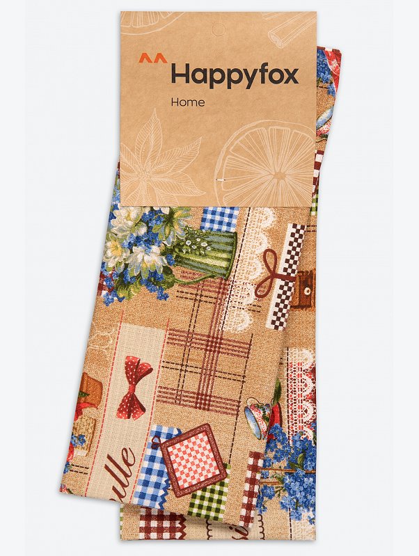 Набор вафельных полотенец с петельками 2 шт Happy Fox Home
