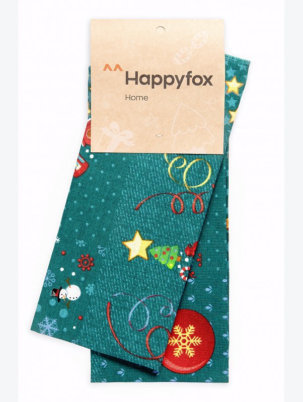 Набор полотенец из рогожки с петельками 2 шт Happy Fox Home