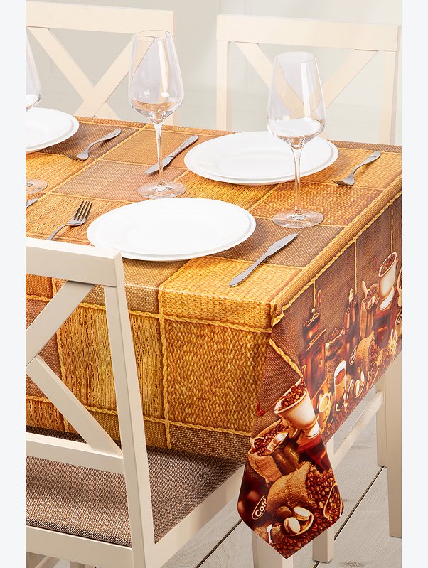 Скатерть-клеёнка из ПВХ Happy Fox Home