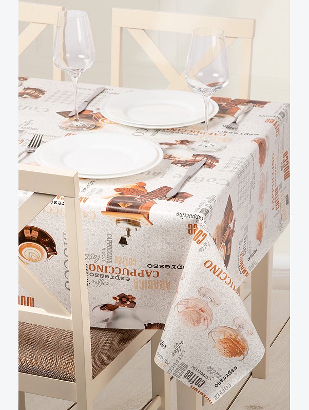 Скатерть-клеёнка из ПВХ Happy Fox Home