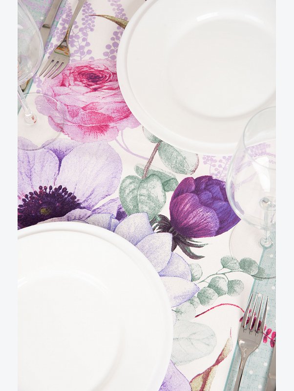 Дорожка на стол из рогожки 50x140 Happy Fox Home
