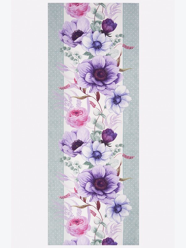 Дорожка на стол из рогожки 50x140 Happy Fox Home