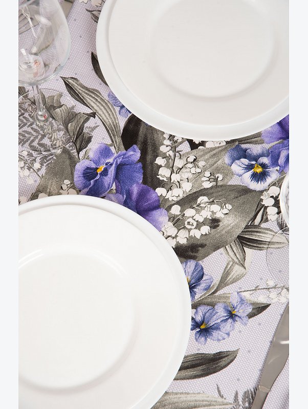Дорожка на стол из рогожки 50x140 Happy Fox Home