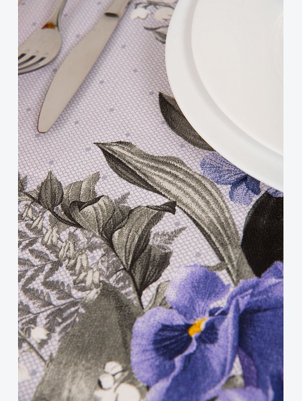 Дорожка на стол из рогожки 50x140 Happy Fox Home