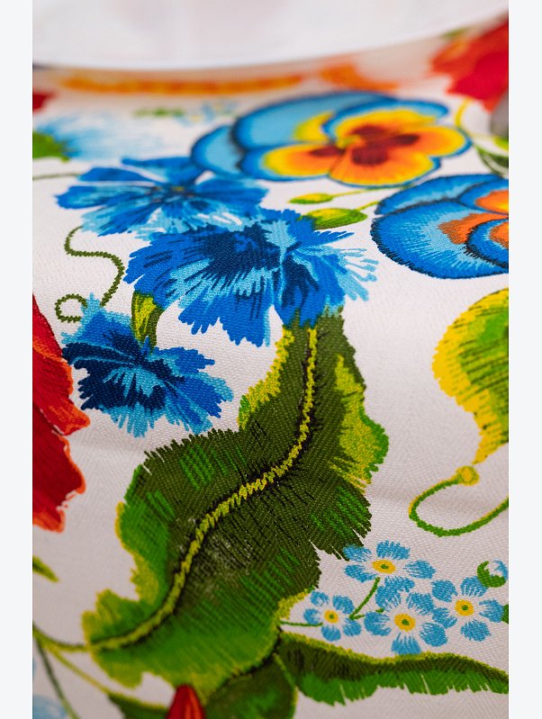 Дорожка на стол из рогожки 50x140 Happy Fox Home