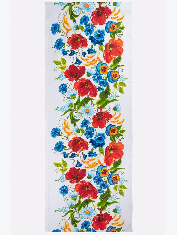 Дорожка на стол из рогожки 50x140 Happy Fox Home
