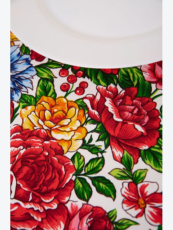 Дорожка на стол из рогожки 50x140 Happy Fox Home